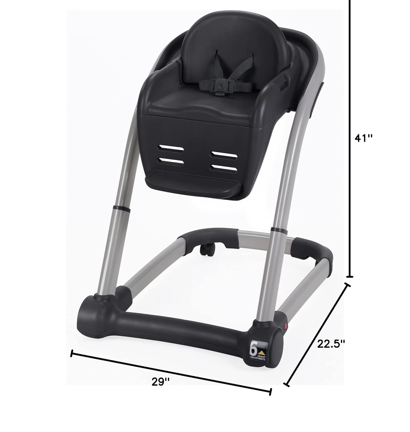 Graco® Blossom 6 in 1 Convertible High Chair Studio 22.5x41x29 Inch (Pack of 1)