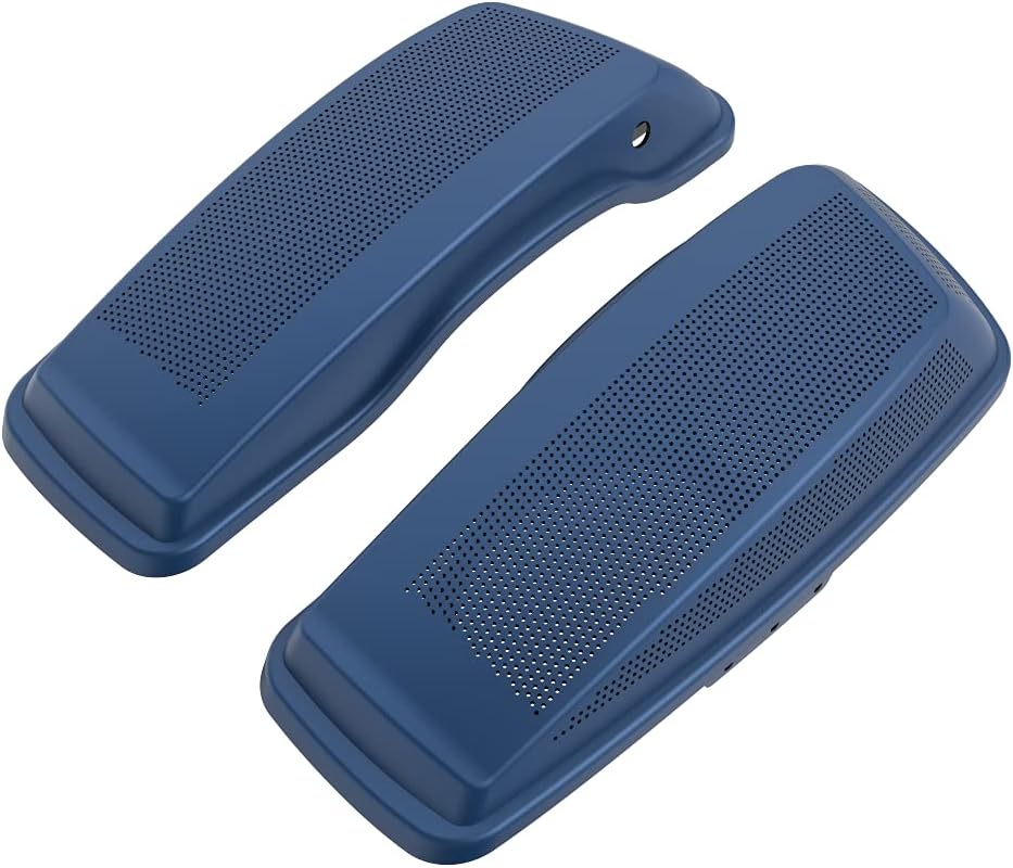 Advanblack Saddlebag Dual 6x9 Speaker lids, Audio Covers Fit for H-D Touring, Road Glide, Street Glide Special, Road King, 2014 2015 2016 2017 2018 2019 2020 2021 2022 2023