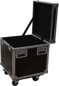 Harmony Audio HCUT2222W Pro Audio Touring 22 x 22 x 22 Utility Road Trunk Case Wheels