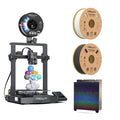 SainSmart Creality Ender 3 V3 KE 3D Printer, 1kg x 2 Pack High Speed PLA Included, and SainSmart D235A Build Plate Kit, 235x235mm