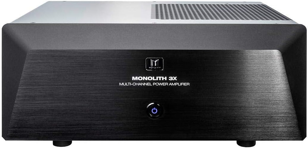 Monolith Multi-Channel Home Theater Power Amplifier - with 3x200 Watt Per Channel Into 8 Ohms, XLR and RCA Inputs, Toroidal Transformer