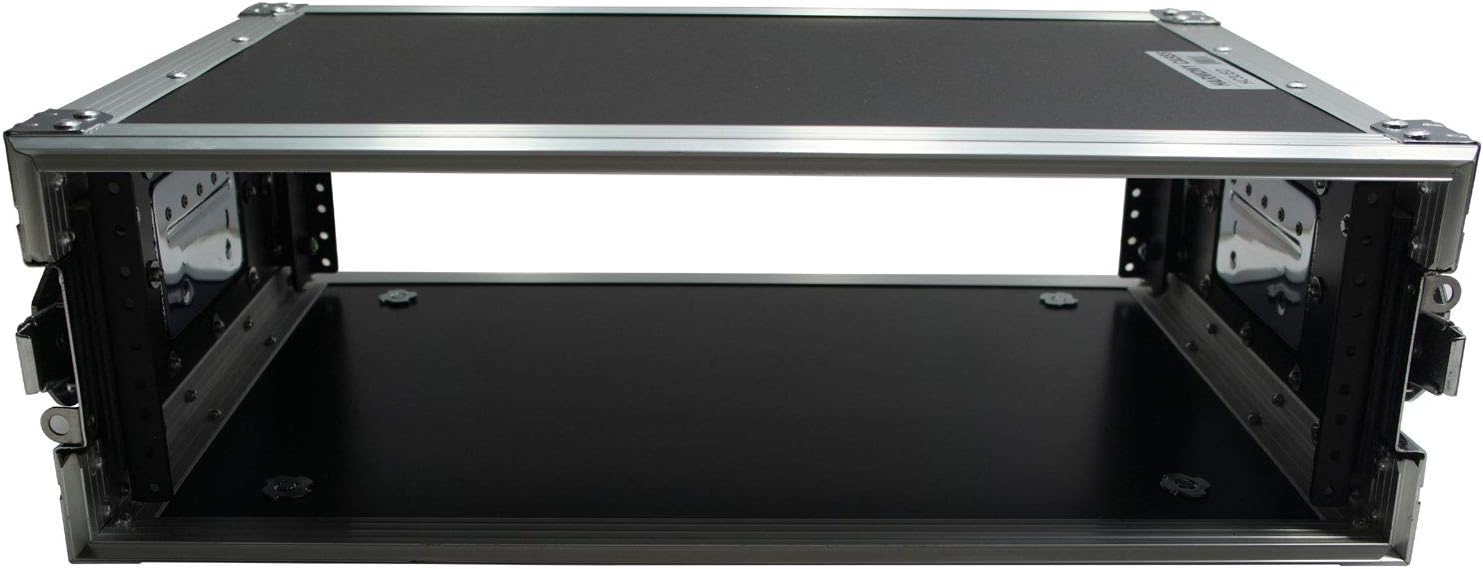 Harmony Audio Cases HC3UED Pro DJ Flight 3U FX Effect 16' Depth Road Vertical Case