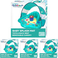 SwimSchool Infant Baby Pool Floats, Free Swimming, Super Buoyant – Ages 6-24 Months – Multiple Colors/Styles – Adjustable Canopies and Seats, Splash & Play Baby Floaties