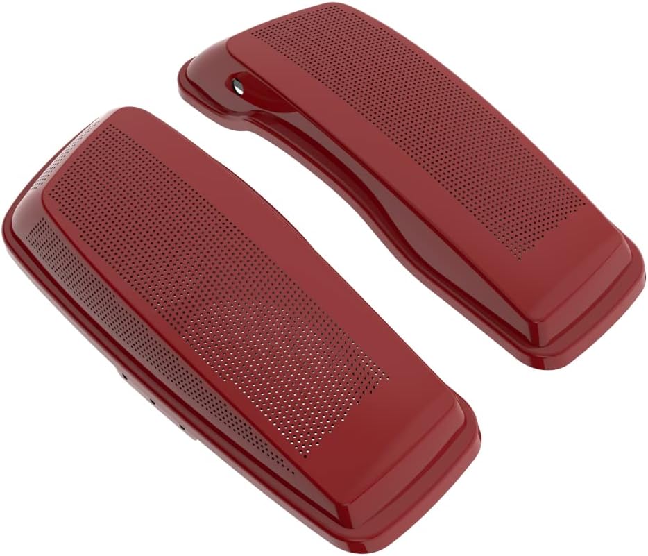 Advanblack Saddlebag Dual 6x9 Speaker lids, Audio Covers Fit for H-D Touring, Road Glide, Street Glide Special, Road King, 2014 2015 2016 2017 2018 2019 2020 2021 2022 2023