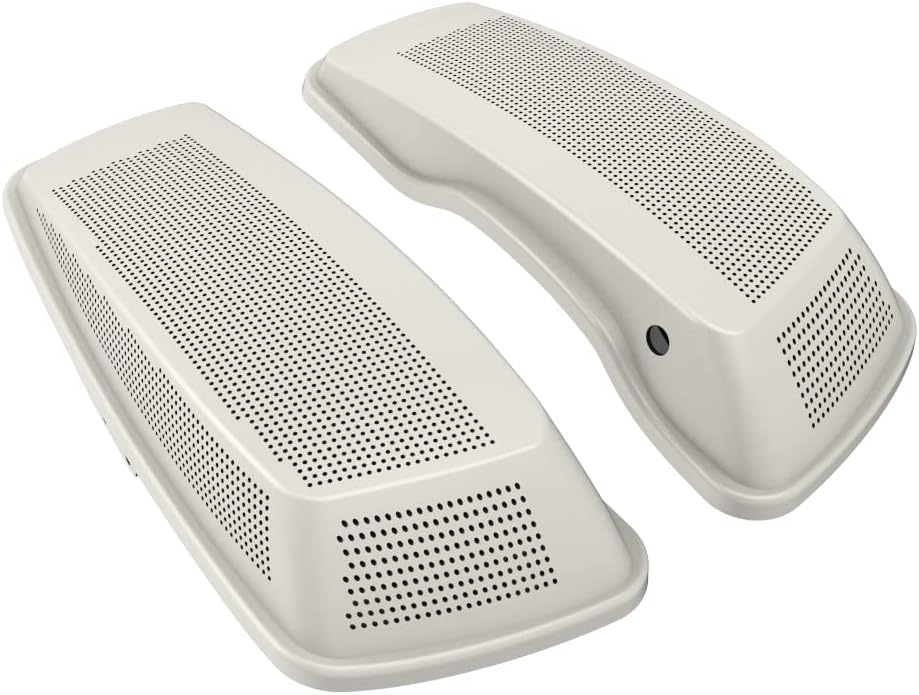 Advanblack Saddlebag Dual 6x9 Speaker lids, Audio Covers Fit for H-D Touring, Road Glide, Street Glide Special, Road King, 2014 2015 2016 2017 2018 2019 2020 2021 2022 2023