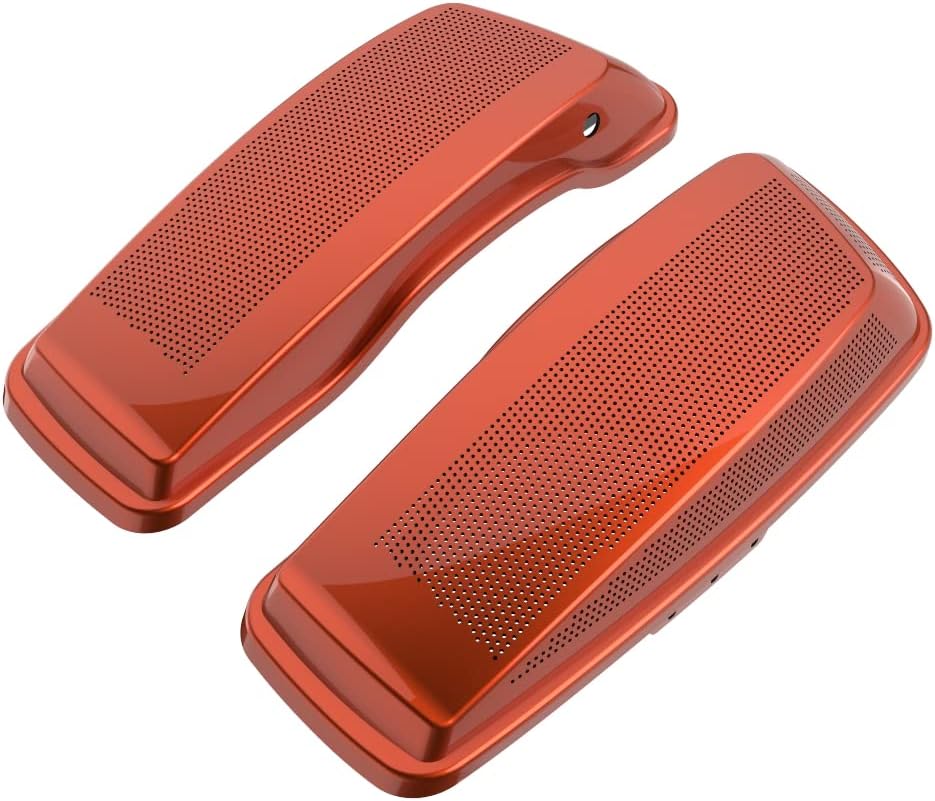 Advanblack Saddlebag Dual 6x9 Speaker lids, Audio Covers Fit for H-D Touring, Road Glide, Street Glide Special, Road King, 2014 2015 2016 2017 2018 2019 2020 2021 2022 2023