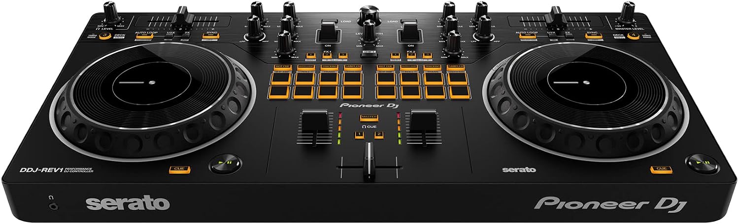 Pioneer DJ DDJ-REV1 2-deck Serato DJ Controller, Black