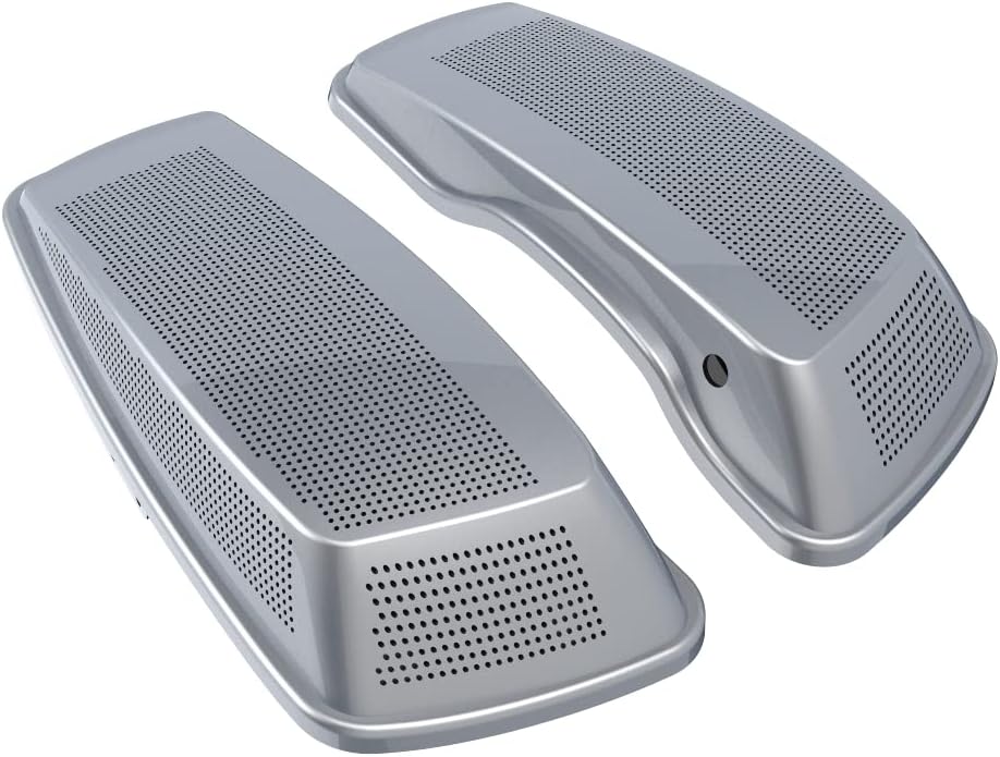 Advanblack Saddlebag Dual 6x9 Speaker lids, Audio Covers Fit for H-D Touring, Road Glide, Street Glide Special, Road King, 2014 2015 2016 2017 2018 2019 2020 2021 2022 2023