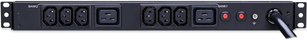 CyberPower PDU30BHVT8R Basic PDU, 208-230V/30A (Derated to 24A), 8 Outlets, 10ft Power Cord, 1U Rackmount