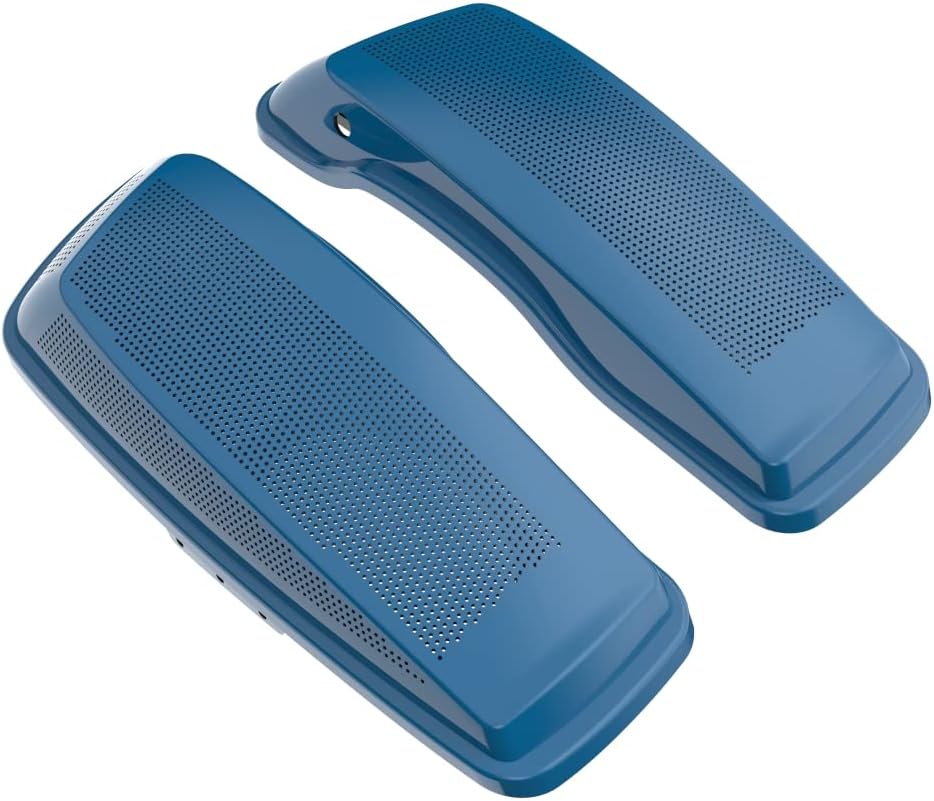 Advanblack Saddlebag Dual 6x9 Speaker lids, Audio Covers Fit for H-D Touring, Road Glide, Street Glide Special, Road King, 2014 2015 2016 2017 2018 2019 2020 2021 2022 2023
