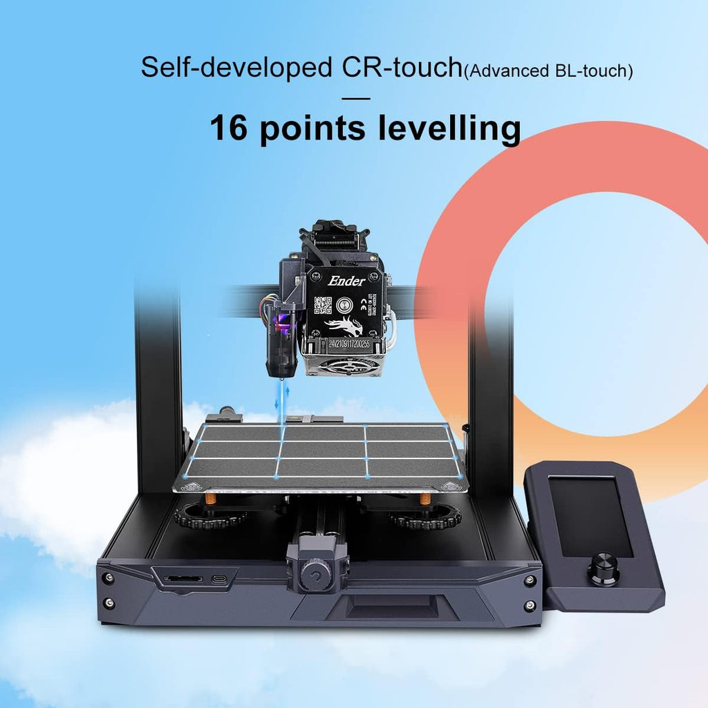 Creality Ender 3 S1 X 3D Printer with Direct Drive Extruder, CR Touch Auto Bed Leveling, Dual Z-Axis for Smooth Printing, Silent Motherboard, 220×220×270mm Build Volume – Great for Beginners