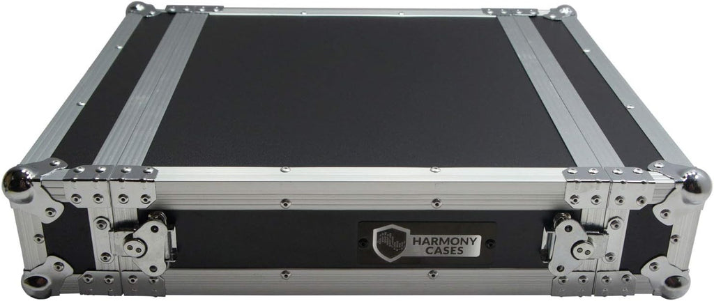 Harmony Audio Cases HC2UAD DJ Flight Amp 2U Rack Space Road Travel Amplifier Case