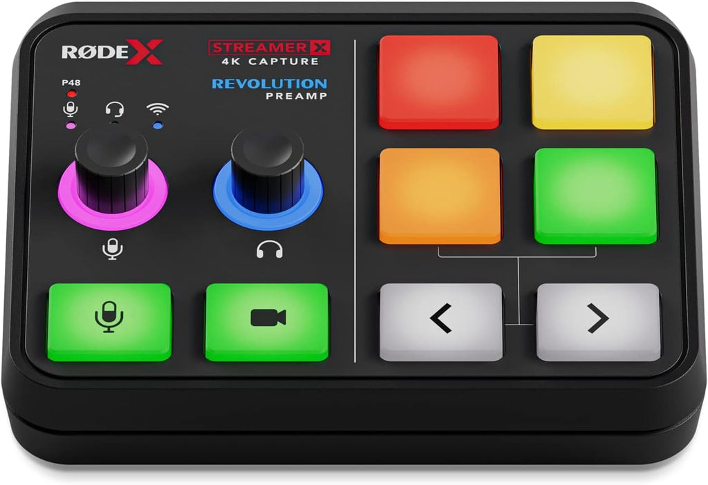 RØDE X Streamer X Professional Integrated Audio Interface and 4K Video Capture Card with XLR, HDMI and TRRS Connectivity for Streaming, Gaming and Content Creation