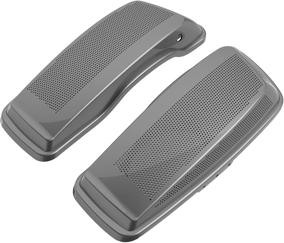 Advanblack Saddlebag Dual 6x9 Speaker lids, Audio Covers Fit for H-D Touring, Road Glide, Street Glide Special, Road King, 2014 2015 2016 2017 2018 2019 2020 2021 2022 2023