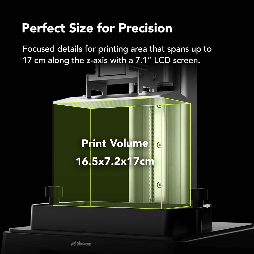 phrozen Sonic Mini 8K S LCD Resin 3D Printer, 7.1' Monochrome LCD, Tabletop 3D Resin Printer with 22µm XY Resolution, 6.5 * 2.8 * 6.7 Inch Printing Volume for Models, Miniatures and Action Figures
