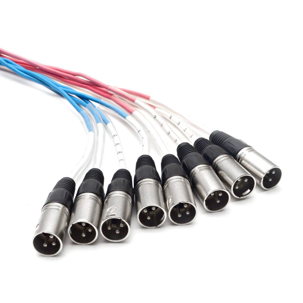 Seismic Audio - SASH-8x20 - 8 Channel XLR Send Sub Snake Cable - 20 Feet