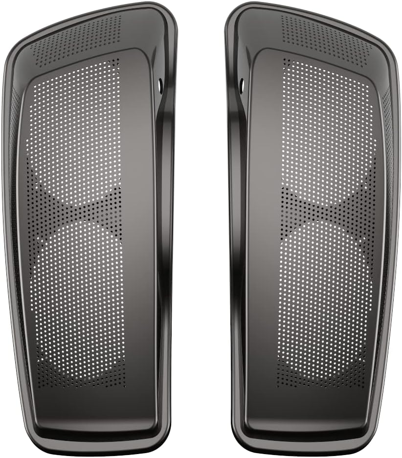 Advanblack Saddlebag Dual 6x9 Speaker lids, Audio Covers Fit for H-D Touring, Road Glide, Street Glide Special, Road King, 2014 2015 2016 2017 2018 2019 2020 2021 2022 2023