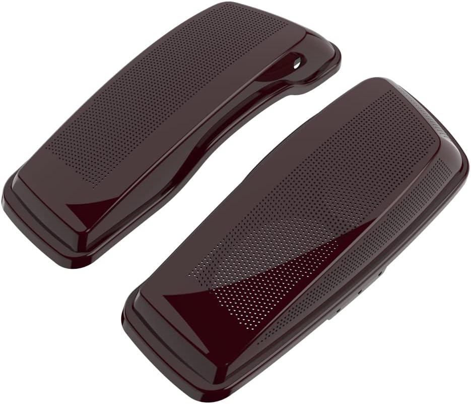 Advanblack Saddlebag Dual 6x9 Speaker lids, Audio Covers Fit for H-D Touring, Road Glide, Street Glide Special, Road King, 2014 2015 2016 2017 2018 2019 2020 2021 2022 2023