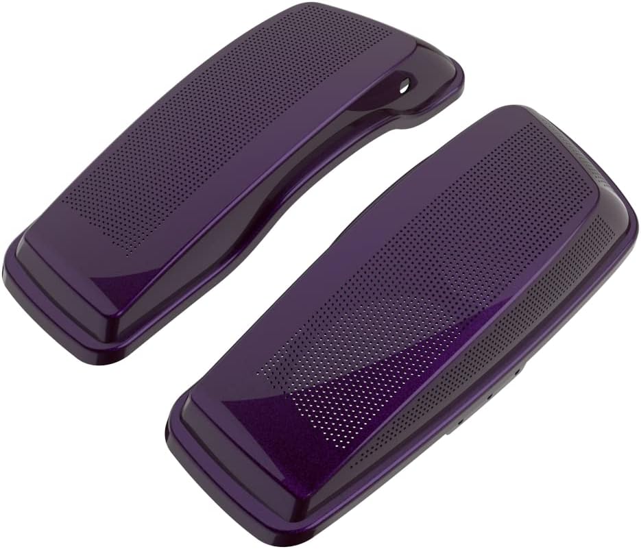 Advanblack Saddlebag Dual 6x9 Speaker lids, Audio Covers Fit for H-D Touring, Road Glide, Street Glide Special, Road King, 2014 2015 2016 2017 2018 2019 2020 2021 2022 2023