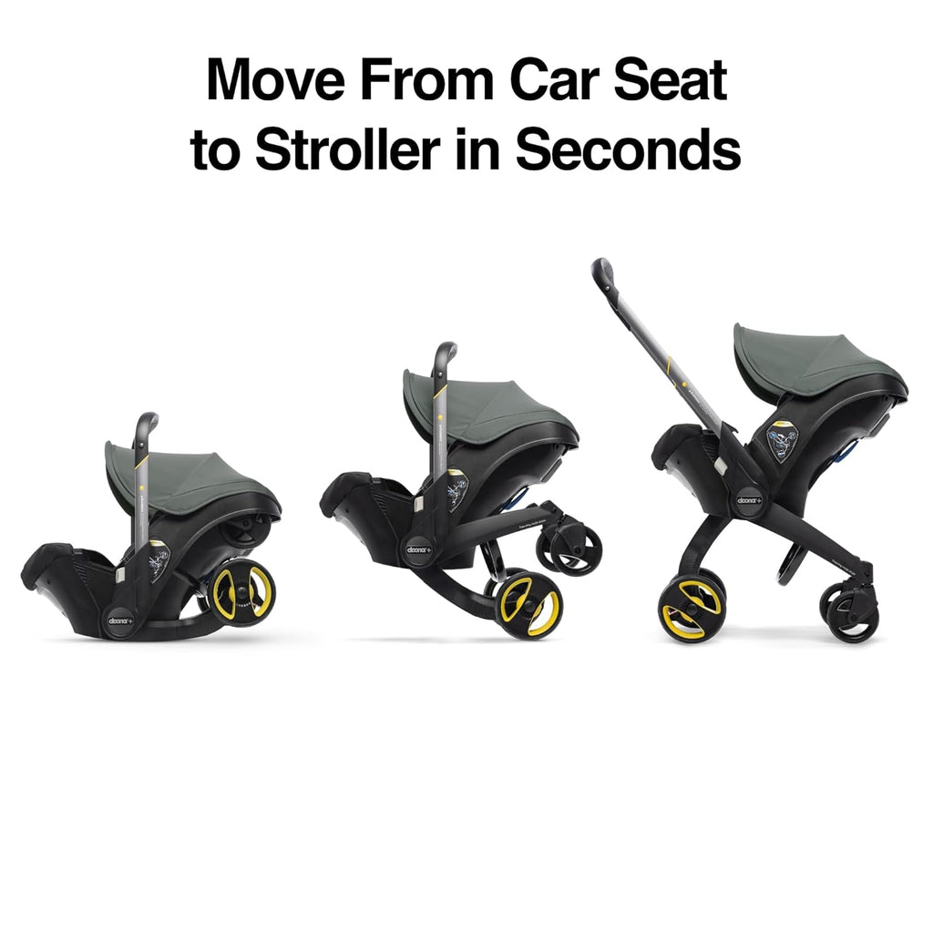 Doona Car Seat & Stroller, Slate Green - All-in-One Travel System