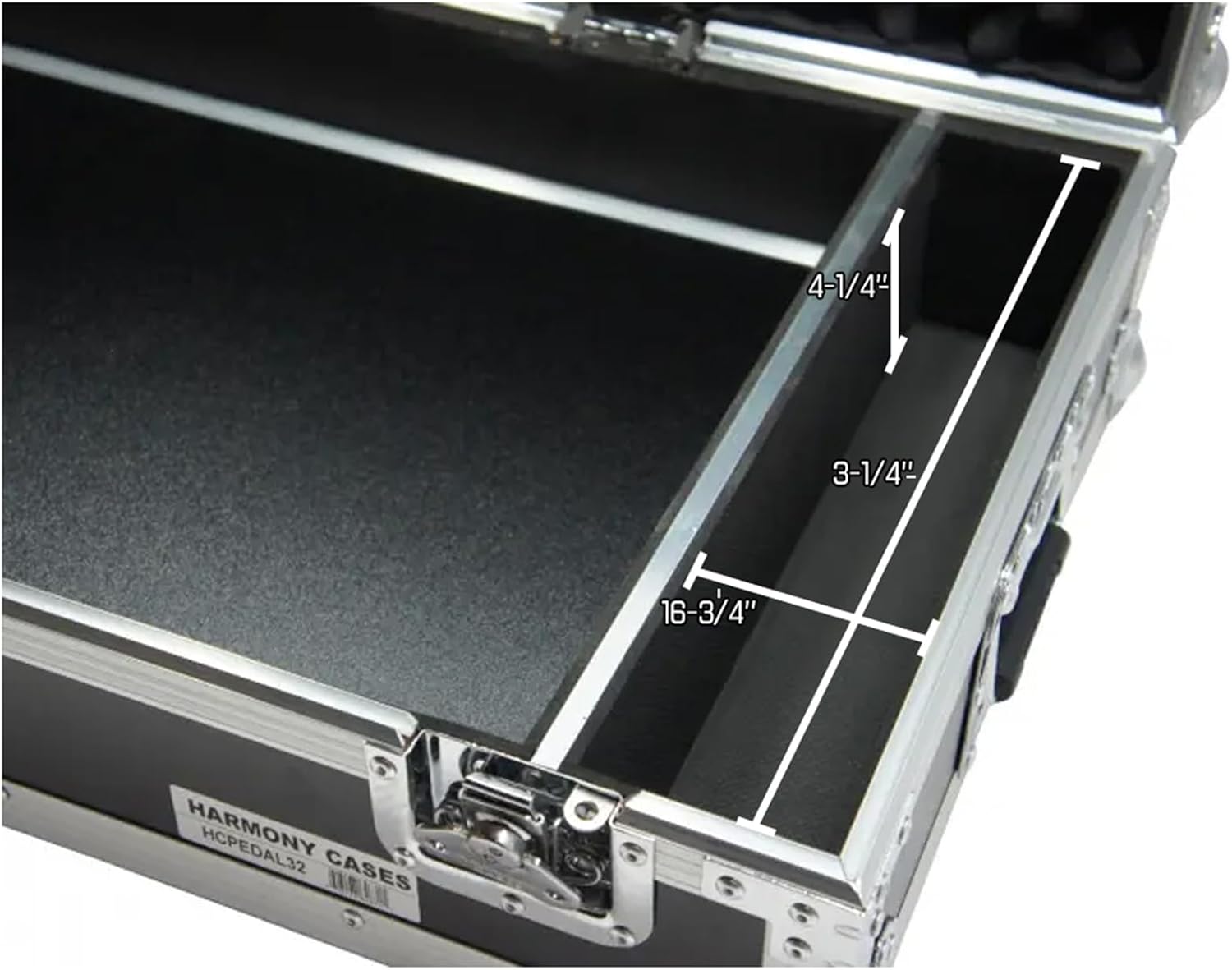 Harmony Audio Cases HCPEDAL32 Custom Hard ATA Flight 32' Guitar Pedal Compatible with Case