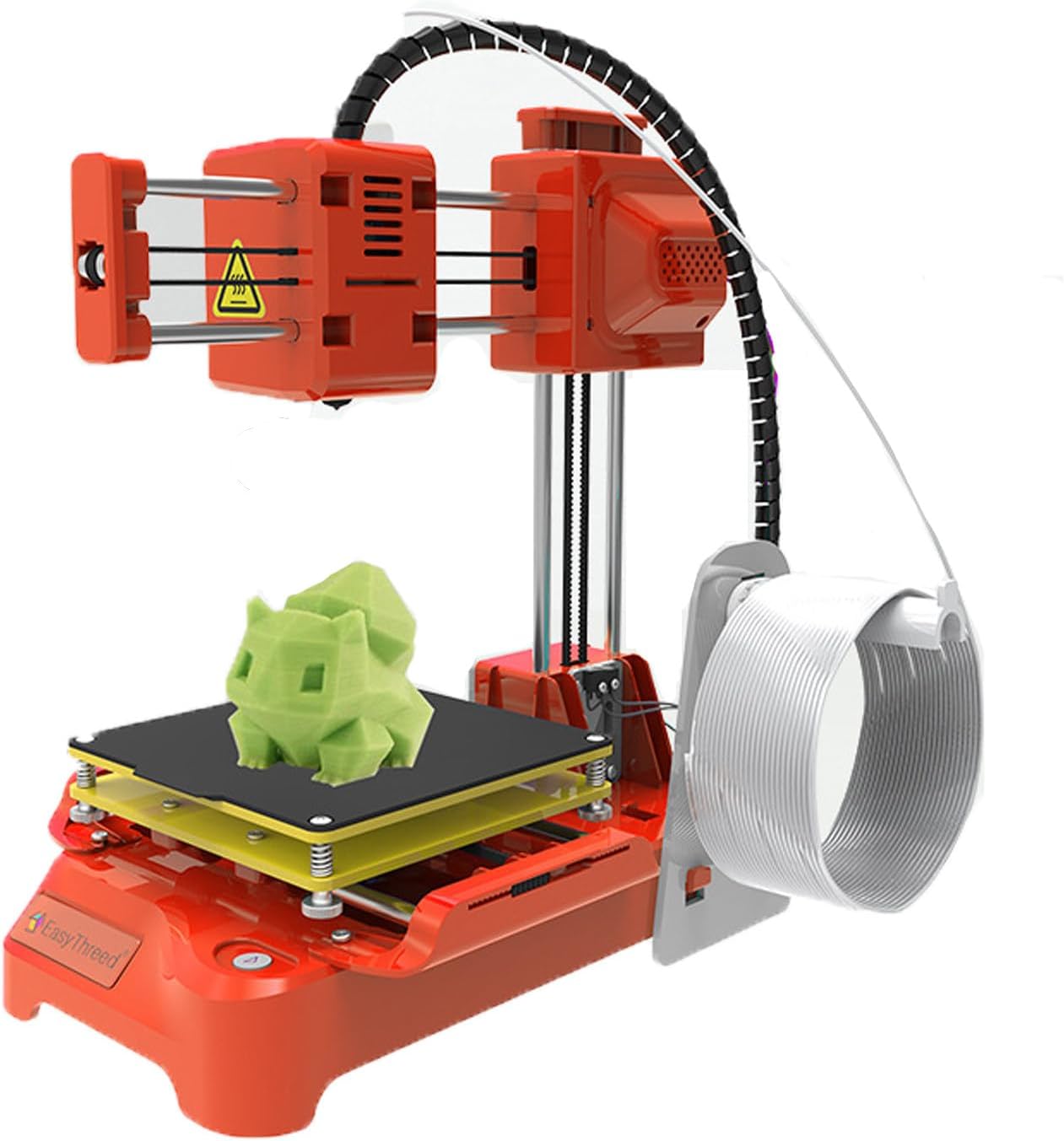 Mini 3D Printer, 3D Printer for Kids with Removable Magnetic Printing Base, 100 * 100 * 100mm Printing Size, Lightweight and Portable with Pla Filament