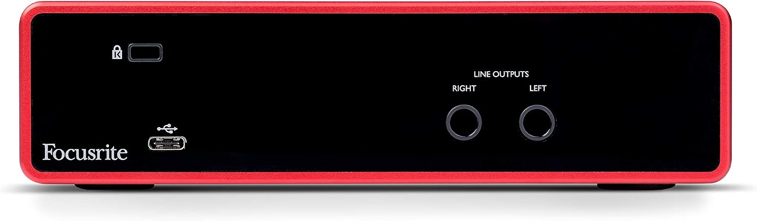 Focusrite Scarlett 2i2 Studio 3rd Gen USB Audio Interface and Recording Bundle with Monitors, Boom Microphone Stand, Microphone Cable, Pop Filter and Interconnect Cable (6 Items)