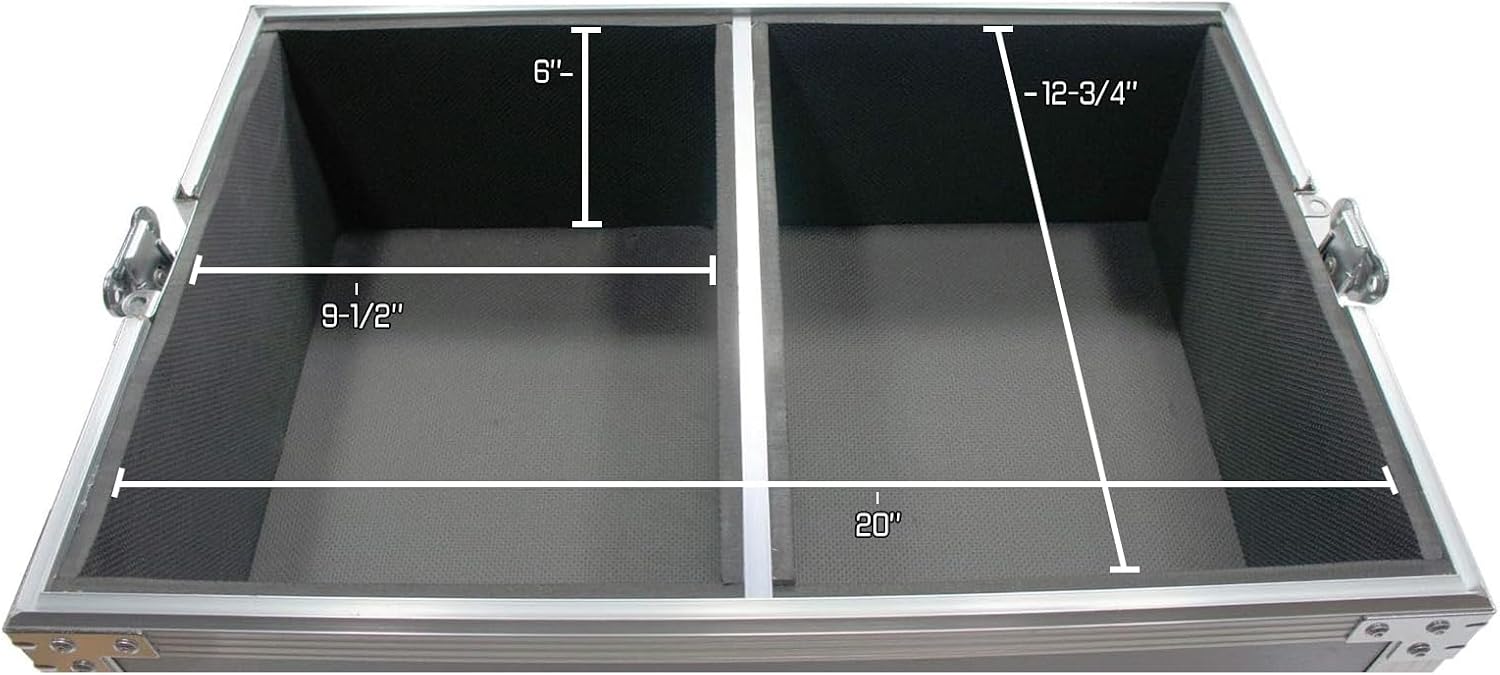 Harmony Audio HC45120 Flight Road Custom Case Holds 120 of 45 RPM 12' Vinyl Records