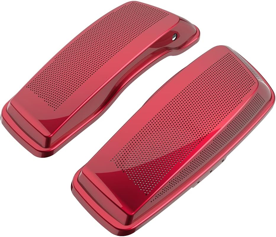 Advanblack Saddlebag Dual 6x9 Speaker lids, Audio Covers Fit for H-D Touring, Road Glide, Street Glide Special, Road King, 2014 2015 2016 2017 2018 2019 2020 2021 2022 2023