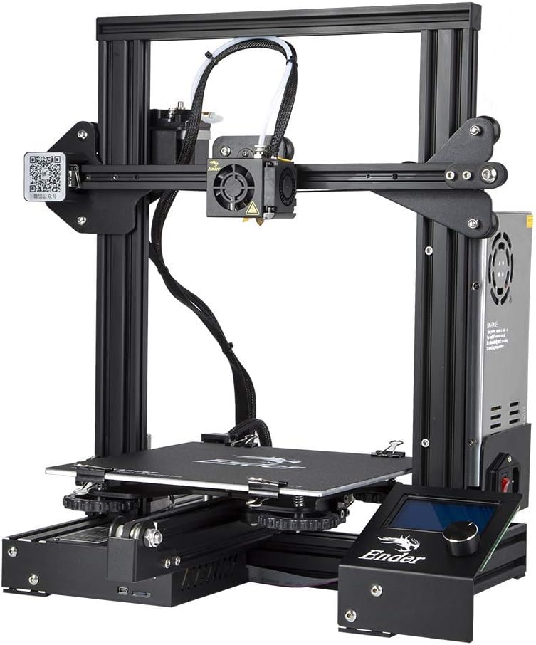 Creality Ender 3 Series Printer with Direct Drive Extruder, CR Touch Auto Bed Leveling, Dual Z-Axis for Smooth Printing, Silent Motherboard, 220×220×270mm Build Volume (Ender 3)