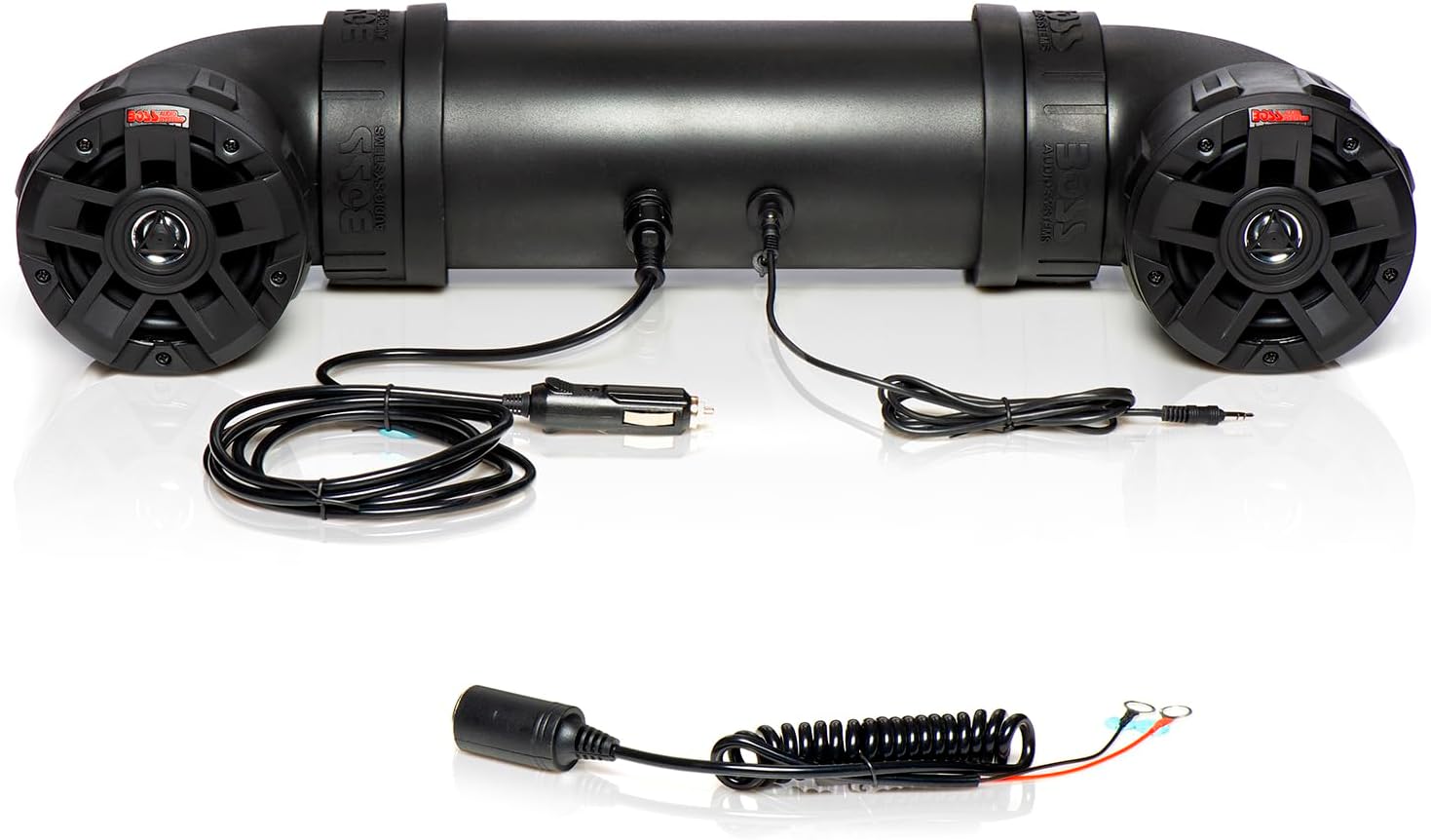 BOSS Audio Systems UTV4B ATV UTV Weatherproof Sound System - 4 Inch Speakers, 1 Inch Tweeters, Built-in Amplifier, Built-in Bluetooth, Easy Installation for 12 Volt Vehicles