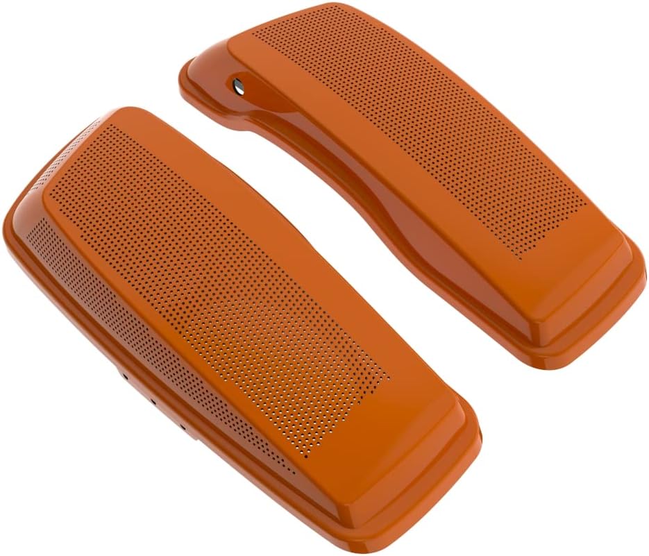 Advanblack Saddlebag Dual 6x9 Speaker lids, Audio Covers Fit for H-D Touring, Road Glide, Street Glide Special, Road King, 2014 2015 2016 2017 2018 2019 2020 2021 2022 2023