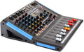 Pyle 4-Channel Bluetooth Studio Audio Mixer-DJ Sound Controller Interface with USB Drive for PC Recording Input, XLR Microphone Jack,48V Power,Input/Output for Professional and Beginners - PMXU46BT