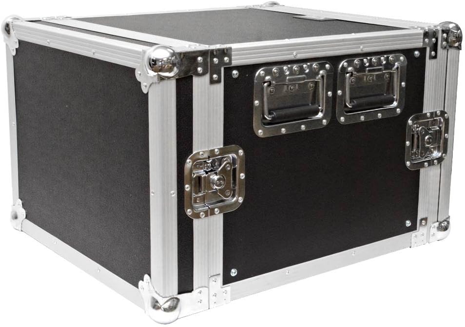 Seismic Audio - 8 SPACE RACK CASE for Amp Effect Mixer PA/DJ PRO Audio