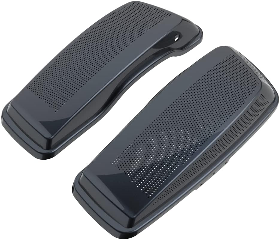 Advanblack Saddlebag Dual 6x9 Speaker lids, Audio Covers Fit for H-D Touring, Road Glide, Street Glide Special, Road King, 2014 2015 2016 2017 2018 2019 2020 2021 2022 2023