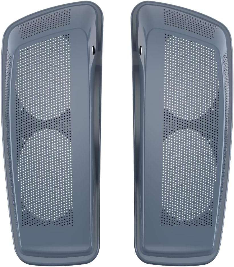 Advanblack Saddlebag Dual 6x9 Speaker lids, Audio Covers Fit for H-D Touring, Road Glide, Street Glide Special, Road King, 2014 2015 2016 2017 2018 2019 2020 2021 2022 2023