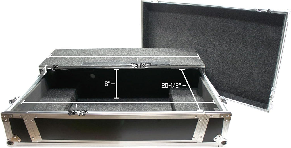 Harmony Audio HCDDJSZLTTR Flight Glide Laptop Stand Tray DJ Custom Case Compatible with Pioneer DDJ-SZ