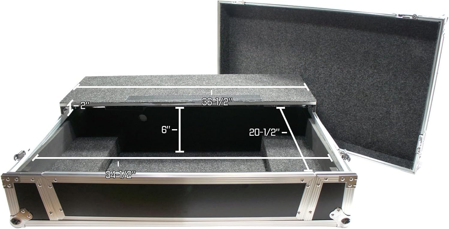 Harmony Audio HCDDJSZLTTR Flight Glide Laptop Stand Tray DJ Custom Case Compatible with Pioneer DDJ-SZ