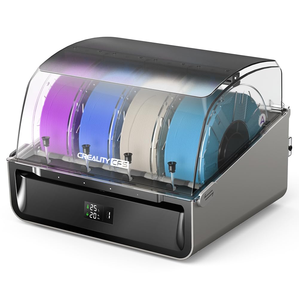 Creality Official CFS Multicolor 3D Printing System - 16 Color Auto-Switch, Anti-Moisture Storage, Upgrade Kit for K1/K1 MAX/K1C/K2/K2 Plus 3D Printers