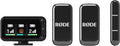 RØDE Wireless Micro - Compact Wireless Microphone Camera Kit, Two Mics with Camera Receiver, Smartphone Receiver, and Charge Case for Content Creation - USB-C, Black