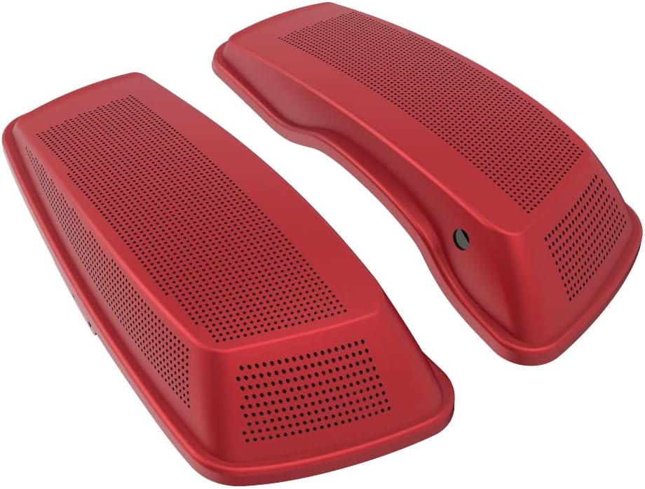 Advanblack Saddlebag Dual 6x9 Speaker lids, Audio Covers Fit for H-D Touring, Road Glide, Street Glide Special, Road King, 2014 2015 2016 2017 2018 2019 2020 2021 2022 2023