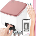 Nail Printer Nail Art Machine,Portable 3D Nail Painting Machine-Upgrade 2 Ink Cartridges,1000+ Designs, DIY Nail Printer Control Through Mobile App for Home Salon,Cute Girls Women Gift