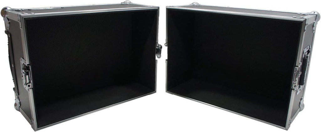 Harmony Audio Case HCLPHWE Rolling Flight Case Wheels & Handle 100 LP Vinyl Records