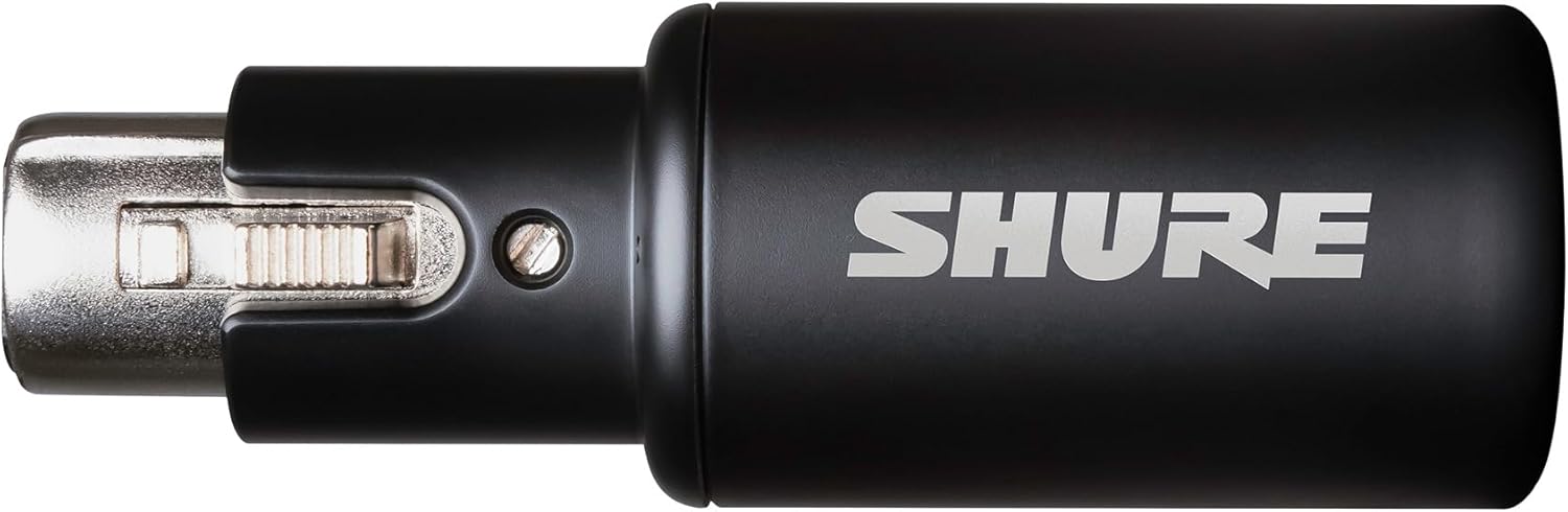 Shure MVX2U Gen 2 XLR-to-USB-C Digital Audio Interface, Apple MFi Certified, Portable Setup for Audio Processing, Noise-Free Recording Between XLR and USB-C Devices