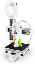 Pomya Mini 3D Printer, Portable Small FDM3D Printer for Kids and Beginners, 100 x 100 x 100mm Printing Size, 10-40mm / s Printing Speed, Supported 1.75mm TPU PLA (White)