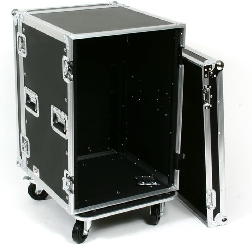 OSP Cases | ATA Road Case | 16-Space Amp Rack | 20' Deep | RC16U-20