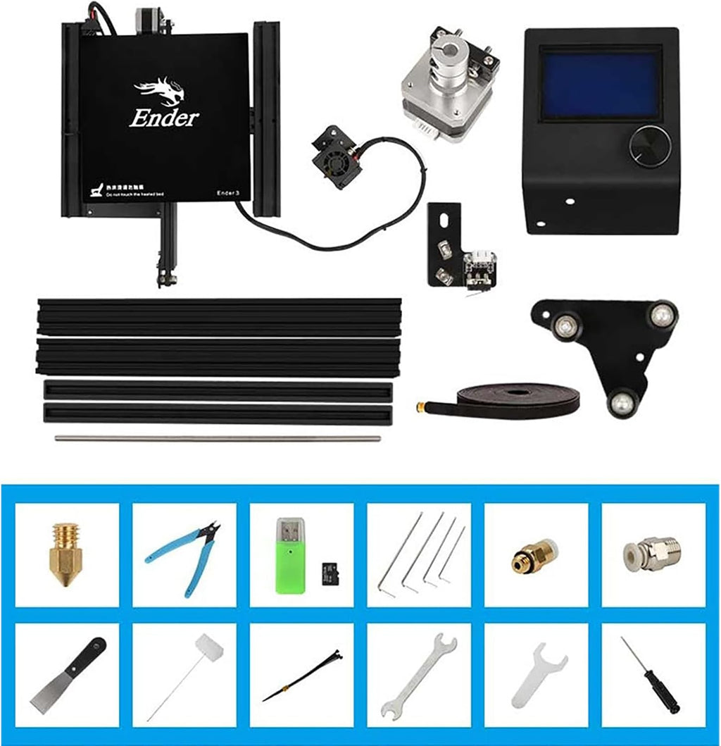 Creality Ender 3 Series Printer with Direct Drive Extruder, CR Touch Auto Bed Leveling, Dual Z-Axis for Smooth Printing, Silent Motherboard, 220×220×270mm Build Volume (Ender 3)