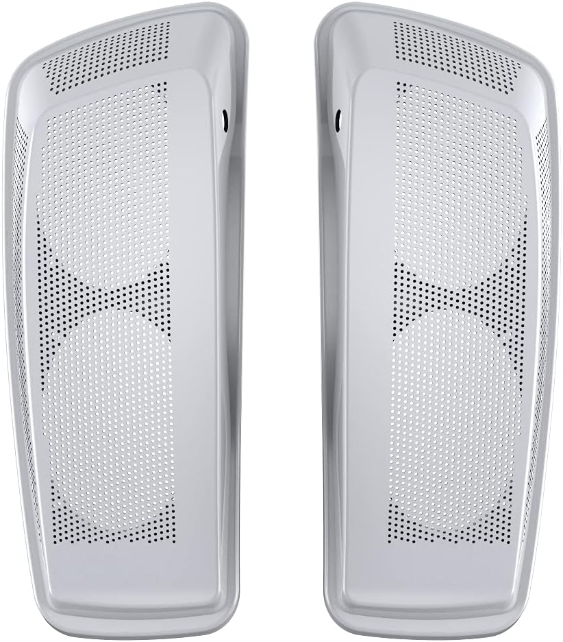 Advanblack Saddlebag Dual 6x9 Speaker lids, Audio Covers Fit for H-D Touring, Road Glide, Street Glide Special, Road King, 2014 2015 2016 2017 2018 2019 2020 2021 2022 2023