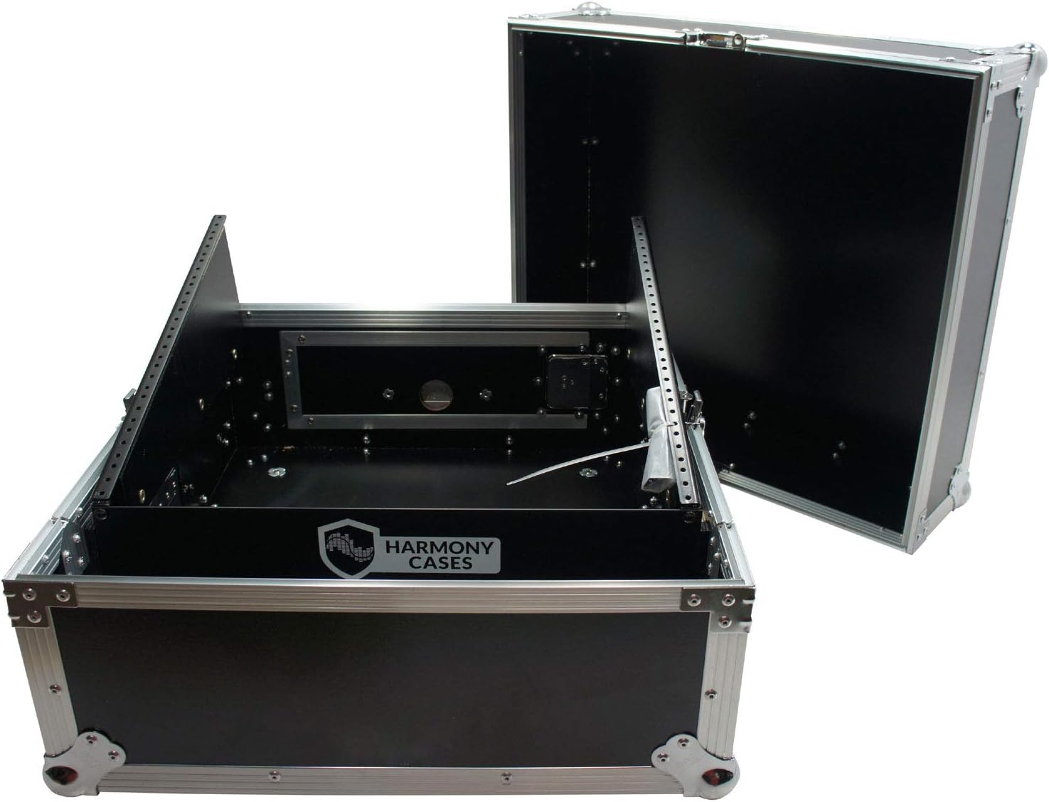 Harmony Audio Case HCM2U DJ Pro Audio 10U Slant Top 4U Vertical Mixer Rack Case New