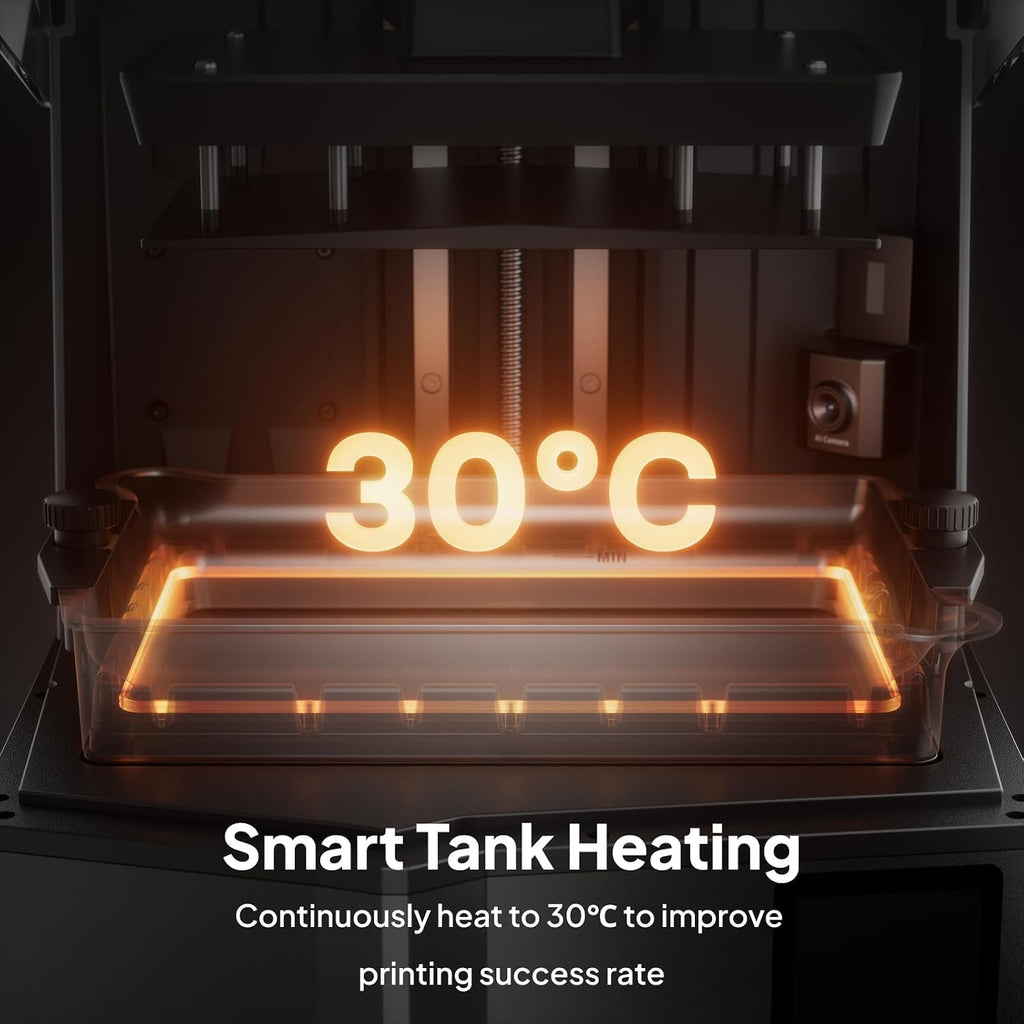 ELEGOO Saturn 4 Ultra 16K Resin 3D Printer with 10' 16K Mono LCD and Flip-up Lid, Smart Tank Heating at 30 °C, 150mm/h High Speed Printing, Large Printing Size of 8.33 × 4.66 × 8.66 Inches